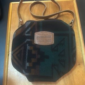 NWT Pendleton Southwestern Wool Mini Duffle Crossbody Purse
